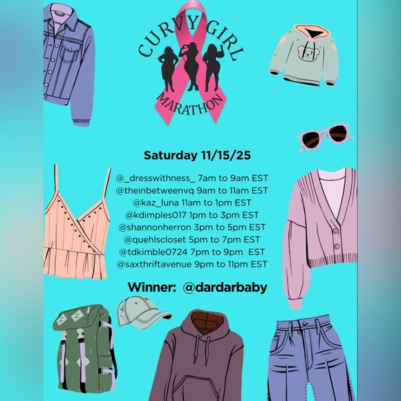 Every Saturday Curvy girl share show marthon 11/15 11:00 am to 1:00 pm est - Picture 2 of 5